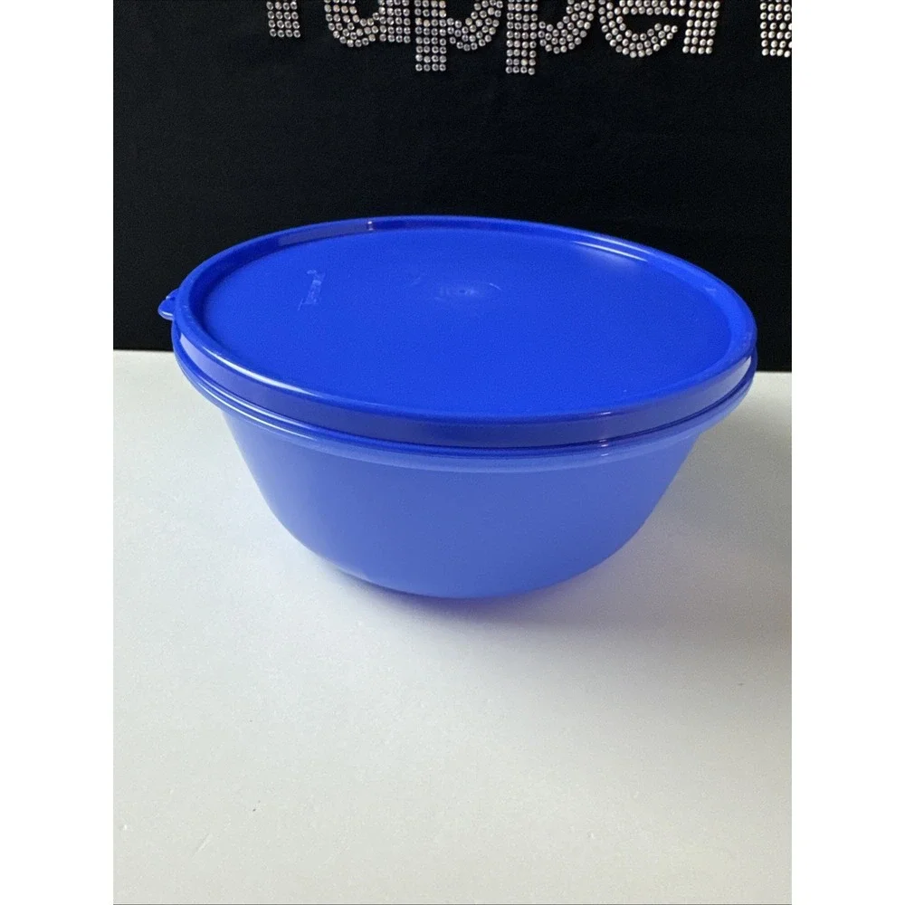 Tupperware Modular Medium Round Bowl 1.5L / 6.25 Cup Blue New
